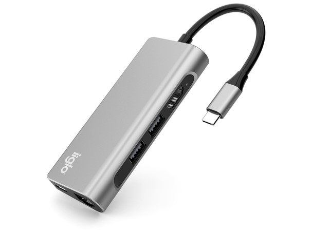 USB-C 87W PD, 2xUSB-A, 1xHDMI, 1xUSB-C, Ethernet, SD, microSD, Multiport 7 in 1 Dock. Lev. tid 4-6 dgr. Som pakke i postkassen kr. 44,- i frakt.